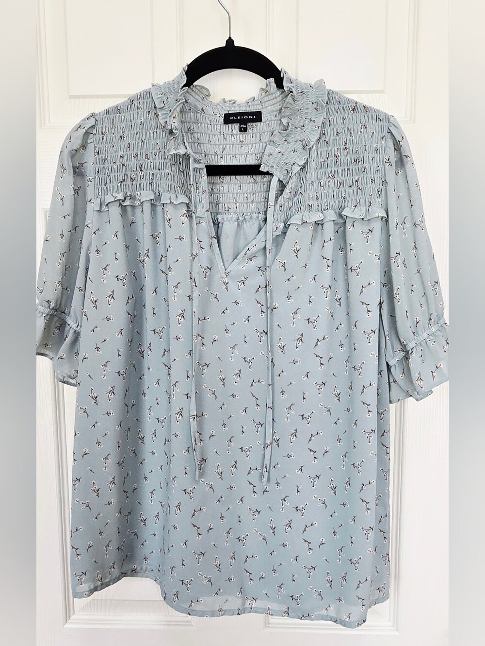 Pleione  Smocked Yoke Blouses (2) - Picture 2 of 9